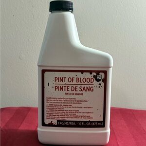 New & Sealed Amscan "Pint of Blood" Special Effects Makeup